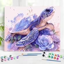 1pc Picture With Numbers Lighthouse Easy Hand Drawn Picture Paint For Beginner On Canvas Handmade Picture Painting On The Wall 40x50cm/16x20inch Without Frame