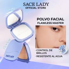 SACE LADY Flawless Master Polvo Facial – Control de Brillos, Resistente al Agua y Protección Solar SPF30 PA+++