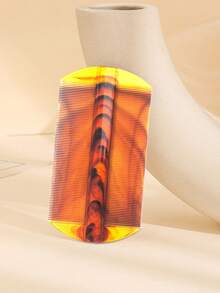 1 件专业超细齿双面虱子梳 - 优质大理石纹塑料虱子梳，用于深层清洁头皮、去除头皮屑和头虱/跳蚤，0.2 毫米超密齿，符合人体工程学的手柄（适合敏感头皮和浓密头发护理） - 彩色 - 查看 9