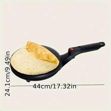 The Electric Crepe Machine Easily Makes The Perfect Crepes, Suitable For Breakfast, Brunch, And Dessert Parties. It Is A Must-Have Kitchen Tool For Every Family. - 查看 3