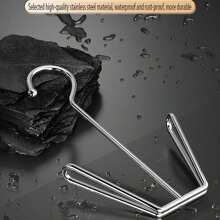 4 Peças Secador de Sapatos, Cabides de Sapato de Aço Inoxidável para Uso Doméstico, Cabides de Sapato de Aço Inoxidável - 2/4 Pacotes, Suporte Economizador de Espaço de Metal com Ganchos para Organização de Armários, Construção de Metal Não Acabado, À Prova d'Água e Resistente à Ferrugem, Fácil de Montar, Acessório Versátil de Armazenamento de Calçados para Casa e Lavanderia, Primavera, Minimalista, Tops de Verão