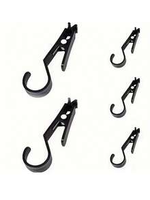 Pvc Lightweight Hook, Tent Clip For Camping And Travel - Multifunctional Outdoor Tent Clip For Securely Hanging Gear, Hanging Outdoor Light Strings, Plants, Christmas Lights And Garden Lights, Towels And Other Equipment, Outdoor Travel Accessories