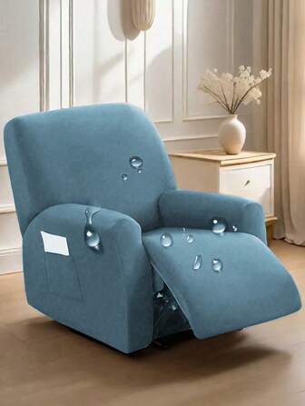 1/2/3件装牛奶纤维加厚弹力防水防尘耐磨猫爪图案沙发套，防滑，美式风格，适用于客厅、卧室等场所