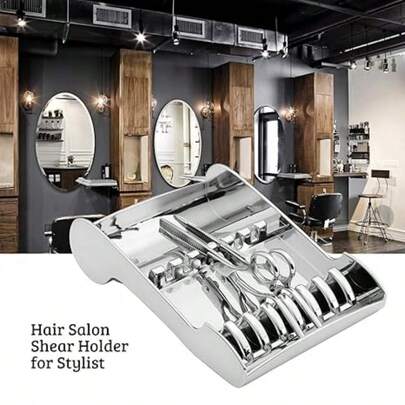 8-Slot Salon Hairdressing Scissors Case, Hairdressing Salon Scissors Storage Box, Suitable For Stylists, Can Hold Scissors, Trimmers, Razors, Scissor Tray, Haircutting Accessories, Hairstyling, Travel, Hairdressing Products, Hairdressing Tools, Hairdressing Supplies, Barbers, Barbershop Accessories, Barbershop Equipment