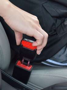2Pcs Car Seat Belt Extender - ABS And Alloy Thickened Tongue Design, Plug And Play Easy Installation, Reduces Restraint And Improves Comfort, Suitable For Most Vehicles, Stainless Steel Non-Slip Buckle With 2Mm Thick Lock Tongue Meets International Standards, Does Not Affect Original Car Function, Practical, Provides Extra Length, Universal Anti-Strangle Tension Adjuster