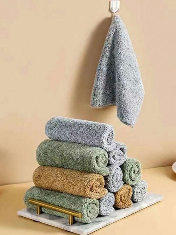 1 Pieces Household Cleaning Japanese Fiber Dishcloth Without Oil And Easy To Clean Kitchen Rags Absorb Water And No Hair Loss And Oil Removal Towel