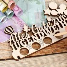 DPKOW Młodzieżowy Prezent Pieniężny z Drewna, Młodzieżowy Prezent Pieniężny Opakowanie Dla Chłopców Dziewcząt Młodzieżowy Prezent Konsekracyjny, Młodzieżowy Wypełniacz Życzeń Oryginalne Prezenty Pieniężne Młodzieżowa Karta Urodzinowa Dzień Matki Ślub Dzień Ojca Prezenty dla Chłopaka Karty Podziękowań Ukończenie Szkoły Panna Młoda