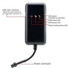Localizador de alta sensibilidad GT02A, dispositivo de seguimiento inteligente, dispositivo antirrobo de localización en tiempo real, rastreador GPS de coche