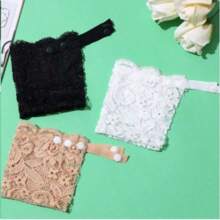 3pcs/1pc(Color Random) Elegant Floral Anti-Glare Bra Pads - Fashionable & Comfortable Lingerie Enhancer, Lace Knitted Padding For Women