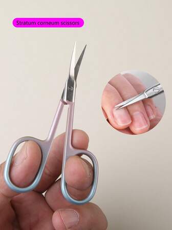 1 件渐变色角质层修剪器，用于去除死皮和倒刺的多功能工具，适合女性和沙龙