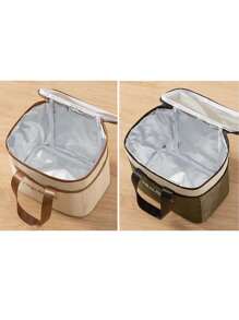 1 szt. Nowa torba na lunch, torba termiczna, pudełko bento, torba piknikowa, torba na lunch z folii aluminiowej, wodoodporna torba na lunch dla pracowników biurowych i uczniów szkół