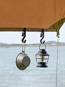 Pvc Lightweight Hook, Tent Clip For Camping And Travel - Multifunctional Outdoor Tent Clip For Securely Hanging Gear, Hanging Outdoor Light Strings, Plants, Christmas Lights And Garden Lights, Towels And Other Equipment, Outdoor Travel Accessories