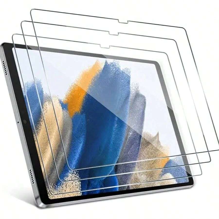 3 Paquetes Protector de pantalla compatible con Galaxy Tab A8 10.5, Tab A7 Lite 8.7 pulgadas, Tab A9 8.7 pulgadas, Tab S6 Lite 10.4 pulgadas, Tab A7 10.4 pulgadas, Tab A8 10.5, Tab S9 FE 5G, Tab A9+ Plus 11 pulgadas, Tab S9 FE Plus, Tab S9 Plus 2023/Galaxy Tab S8 Plus 2022/Galaxy Tab S7 FE/Galaxy Tab S7 Plus 12.4 pulgadas.