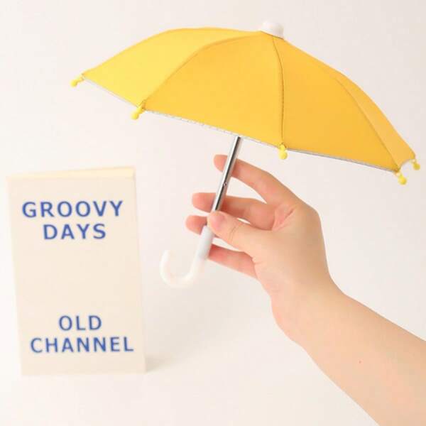 1pc Mini Colorful Umbrella - Decorative Drink And Fruit Garnishes, Perfect For Summer Outdoor Parties, Weddings And Birthdays, Reusable And Washable,Sunshade Umbrella, Mini Motorcycle Umbrella Toy, Umbrella Art Decoration