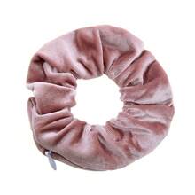1/2Pcs Velvet Hair Ring With Hidden Pocket, Multi-Functional Hair Accessory Pouch, Storage Organizer For Money & Small Items, Zippered Elastic Headband With Secret Compartment For Keys, Cash, Lipstick, Multifunctional Hidden Private Money Concealed Portable Pocket Toiletry Bag Travel Wash Bag - Multicolor - View 14