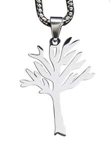 1 buc. Breloc de modă Arborele vieții pandantiv Colier din oțel inoxidabil Accesorii pentru băieți și fete Bijuterii de petrecere