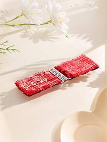 1 件/5 件女式美人鱼鳞片亮片松紧腰带，休闲时尚，搭配连衣裙、舞蹈服装，适合夜总会派对、音乐节、舞台表演、角色扮演、节日礼物 - 彩色 - 查看 6