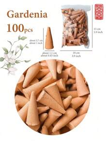 50/100pcs, Agarwood Incense Cone, Incense Tower, Home Incense, Air Purification, Meditation, Lavender, Agarwood Sandalwood, Gardenia, Jasmine, Osmanthus, Wormwood, Mixed Pack