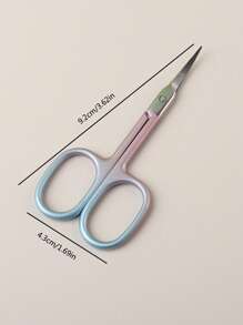 1 pièce de coupe-cuticules multifonction en acier inoxydable arc-en-ciel, outil de coupe d'ongles pour éliminer les peaux mortes, convient aux hommes et aux femmes