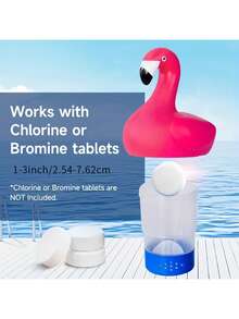 Swimming Pool Chlorine Float, Animal Swimming Pool Chlorine Dispenser For Chemical Tablets, Suitable For 3-Inch Bromine Chlorine Brackets (Turtles, Ducks, Flamingos) Indoor And Outdoor Swimming Pools, Spas Adjustable Floating Chlorine Gas Dispenser, Floating Chlorine Gas Dispenser, Large Capacity Floating Chlorine Gas Dispenser - Multicolor - View 5