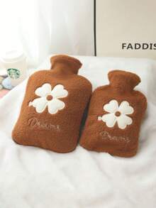 1 pezzo Borsa dell'acqua calda da 10 ore, cuscinetto riscaldante antiscottatura e resistente all'acqua per riscaldare l'addome