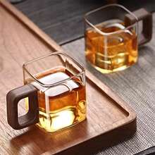 12/6/4/2pcs 150ml Elegant Cute Heat-Resistant Transparent Glass Cups, Tea Cups, Espresso Glasses, Chinese Kung Fu Tea Cups, Cup Sets, Suitable For Home, Party, Cafe, Wedding, Office, Mother's Day As Gracious Gifts - Clear - View 4