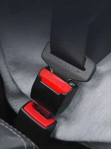 2Pcs Car Seat Belt Extender - ABS And Alloy Thickened Tongue Design, Plug And Play Easy Installation, Reduces Restraint And Improves Comfort, Suitable For Most Vehicles, Stainless Steel Non-Slip Buckle With 2Mm Thick Lock Tongue Meets International Standards, Does Not Affect Original Car Function, Practical, Provides Extra Length, Universal Anti-Strangle Tension Adjuster