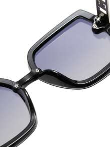 1 bucă ochelari de modă de modă, ochelari de modă, ocazionali, retro pătrați, pătrați, potriviți pentru ieșirile zilnice, stilul de vară pe plajă și pe stradă
