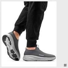 Men's Sneakers, Breathable Slip-On Shoes For Men - Dark Grey - View 5