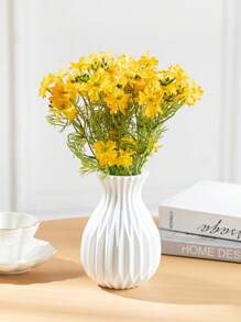 2 Bundles /8 Pcs, Artificial Daisy For Home Decoration, Fake Wildflowers Spring Flowers For Wedding Decoration, Daisy Mums Flowers Outdoor UV Resistant No Fade Greenery Shrubs Plants Indoor Outside Hanging Planter Home Wedding DIY Sunflowers Artificial Flowers