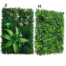 1pc Artificial Plant Wall Roll, 23.6x15.7inch Faux Hedge Wall, UV-Anti Ivy Privacy Fence Wall Screen Faux Greenery Panels Backdrop Boxwood Ivy Vine Leaf Hedge Fence For Indoor Outdoor Green Wall Decor