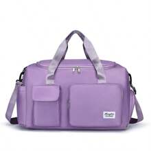Summer New Arrival Nylon Travel Bags For Women & Men – Mother's Day Gift With Dedicated Shoe Compartment, Expandable Waterproof Duffle Bag For Gym/Weekend/Vacation, Foldable Lightweight Luggage With Dry-Wet Separation, Sakura Pink Carry-On Bag For Beach, College, Hospital, Holiday Trips (2025 Summer Collection)