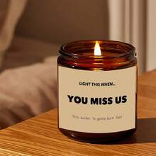 Matte Mirror Black Multi-Color 5.3oz Large Candle, Lavender Scented Soy Wax Candle, Matte/Transparent Glass Jar, Ideal Gift For Men And Women, Suitable For Dining Rooms, Bedrooms, Bathrooms, Studies, Christmas, Thanksgiving, Christmas Eve, Mother's Day, Birthdays (Can Burn For Up To 45 Hours) - Multicolor - View 2