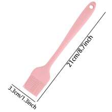 Silicone Spatulas, 8.4 Inch Small Rubber Spatula Seamless One Piece Design Heat Resistant Non-Stick Flexible Scrapers Baking Mixing Tool
