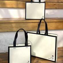 15pcs/ Non-Woven Fabric Clothing Store, Clothing Packaging Bag, Shopping Shopping Gift, Hand-Held Bag Summer Cooling,Beach,Travel
