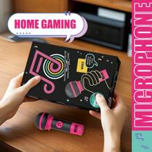 Grab The Mic - The Karaoke Party Game For 2-10 Players, 250 Lyric Cards, Pink & Black Microphone Design, Ideal For Family Game Nights & Birthday Parties, Family Entertainment|Playful Desig