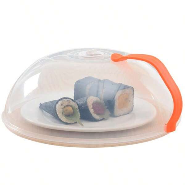 Microwave Splash Guard, Transparent Microwave Food Cover, Anti-Oil Splash Cover, Reusable Sealed Food Cover, Heat Resistant Kitchen Lid