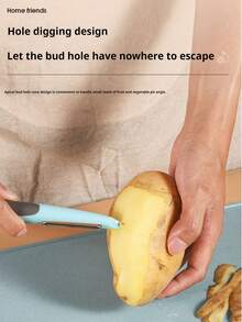 1/3 PCS Thickened Sharp Stainless Steel Peeler, Household Melon Peeler, Fruit Peeler, Potato Peeler, Peeling Knife Magic Tool, Peeling Super Fast, Food, Mother's Day Cuisine - Multicolor - View 9