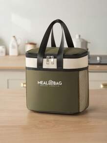 1 szt. Nowa torba na lunch, torba termiczna, pudełko bento, torba piknikowa, torba na lunch z folii aluminiowej, wodoodporna torba na lunch dla pracowników biurowych i uczniów szkół