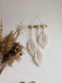 树叶挂饰、羽毛挂饰、现代波西米亚风挂饰