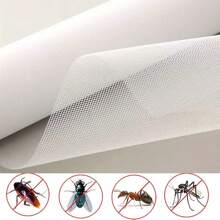 1 pieza Malla anti mosquitos y anti insectos autoinstaable encriptada, malla anti polvo invisible, red anti mosquitos DIY para ventanas de casa, puerta y ventana de PVC, red antimosquitos, apta para ventanas de casa, malla anti mosquitos para jardín exterior, red antimosquitos, red de valla.