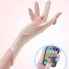 1 szt. Wiosenne/letnie lekkie rękawiczki chroniące przed słońcem, anty-UV, bezpalcowe, z ekranem dotykowym, do jazdy na rowerze, na zewnątrz, oddychające, średniej długości, lodowate, chłodne i cienkie