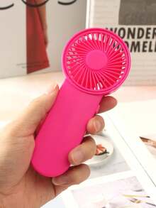 AOYI 1 节 AA 电池供电的便携式手持迷你风扇，具有 1 种速度设置，设计简约，配有挂带，适合户外使用 - 彩色 - 查看 16