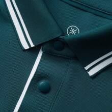 LI-NING Wade Performance Polo Shirt Ice-Cool Knitted Sports Moisture-Wicking Breathable Summer Comfort Men's Short-Sleeve APLV007