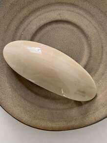 1 peça de grampo de cabelo elegante francês com etiqueta dourada brilhante, acessório de cabelo meio preso, acessório de cabeça estilo grampo adequado para uso diário, uso em festas, presente de festival, presilhas de cabelo, grampos de cabelo, grampos de garra, garras de cabelo, material escolar