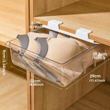 15 Grids Socks And Underwear Wall-Mounted Drawer Storage Box, Drawer Acrylic Storage Box Dustproof Storage Box For Socks And Underwear Tie