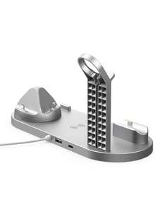 15W Multi-Function Portable Wireless Charger - Multicolor - View 16