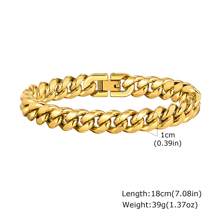 1 Stück minimalistisches Edelstahl Panzerkette Armband, Silber/Gold/Schwarz, modisches Geschenk für den besten Freund des Mannes