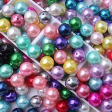 High Quality 20mm 10/20pcs Pack Random Mix Colorful Color Acrylic Faux Pearl Beads For Chunky Bubblegum Necklace Bracelet Beaded Pen Keychain Jewelry Making