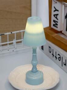 1 Mini Blooming LED Table Lamp, Modern Style Plastic Night Light, Used For Bedroom And Desk Decoration, Perfect As A Warm Home Gift, Perfect For Decorating Cafes, Hotels, And Living Rooms